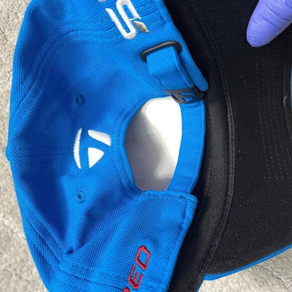 TaylorMade Tour Preferred SLDR Golf Strapback Adjustable Hat Cap Men Tennis Blue - Picture 3 of 8